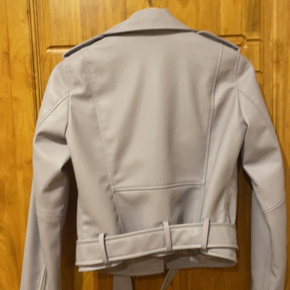 Zara purple faux leather jacket - Picture 4 of 5